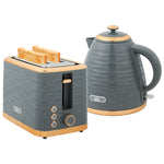 Rapid Boil Kettle & 2 Slice Toaster | Grey