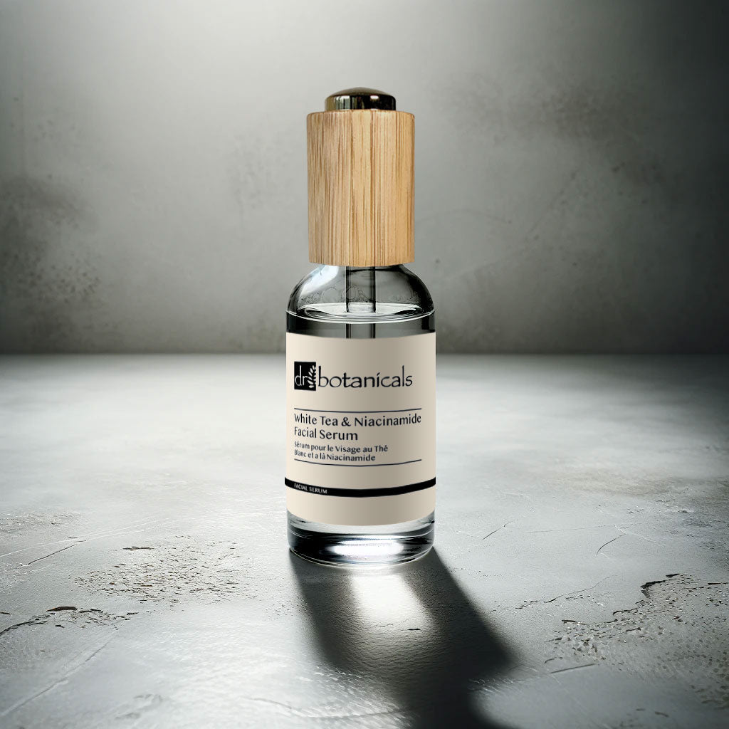 White Tea & Niacinamide Anti-ageing Facial Serum 30ml For Fine Lines And Brightening
