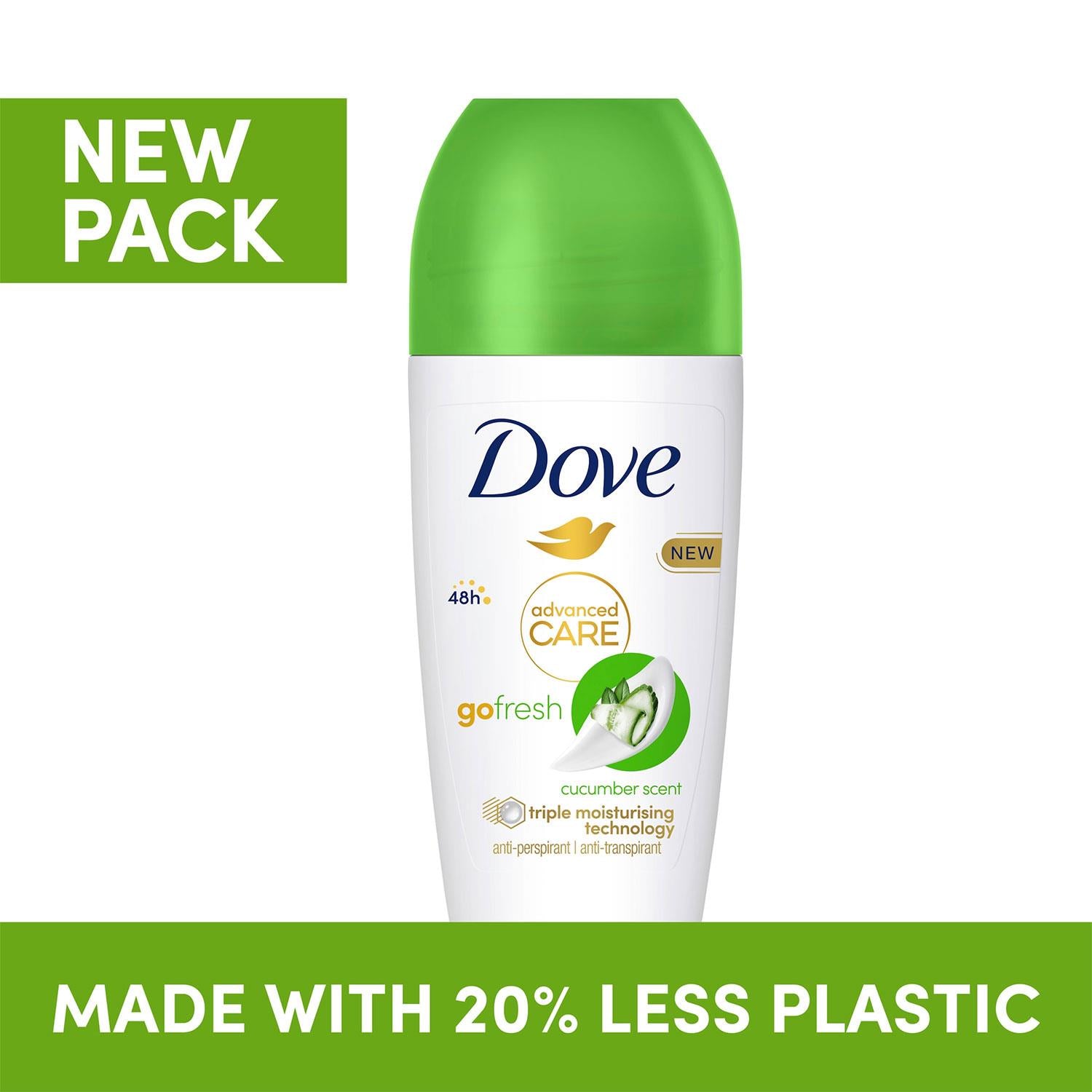 Roll On Deo Go Fresh Cucumber 72h Lasting Women's Anti-perspirant 50ml, 6pk
