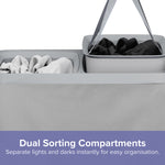 Dual Zone Laundry Basket